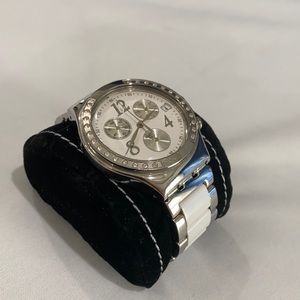 Swatch Quartz Movement White Dial Unisex Watch